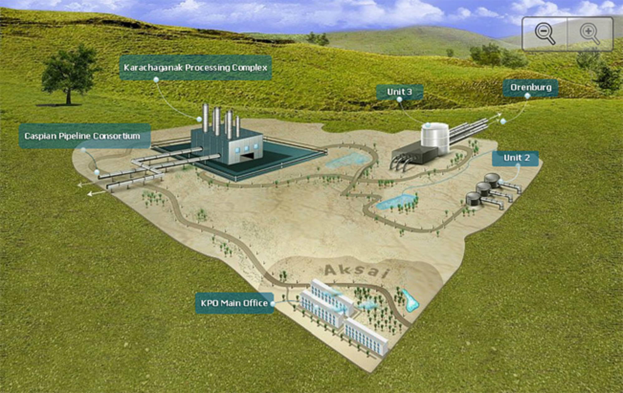 Карта кустовых площадок